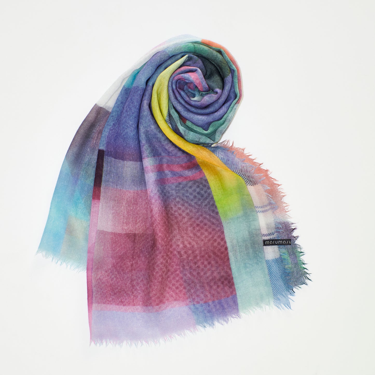 ふわりと軽くて柔らかい カシミヤストール GLIMMER OF A FIREFLY -2color