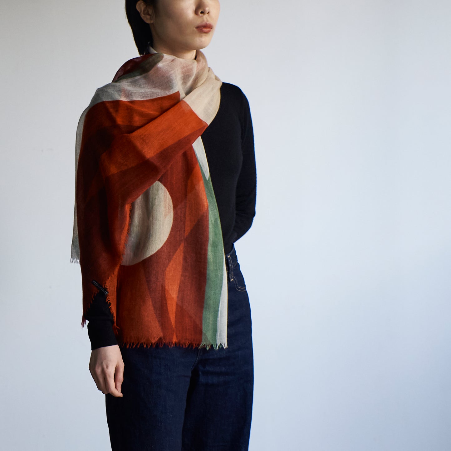 ふわりと軽くて柔らかい カシミヤストール MOBILE -3color