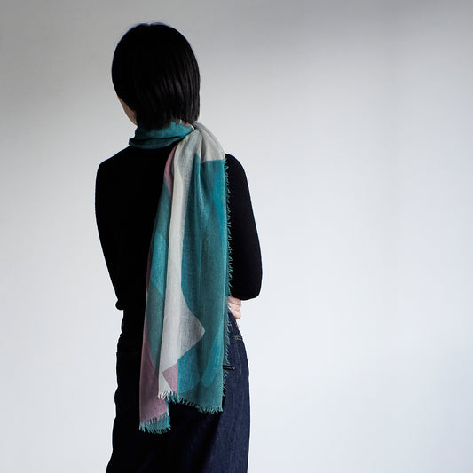 ふわりと軽くて柔らかい カシミヤストール MOBILE -3color