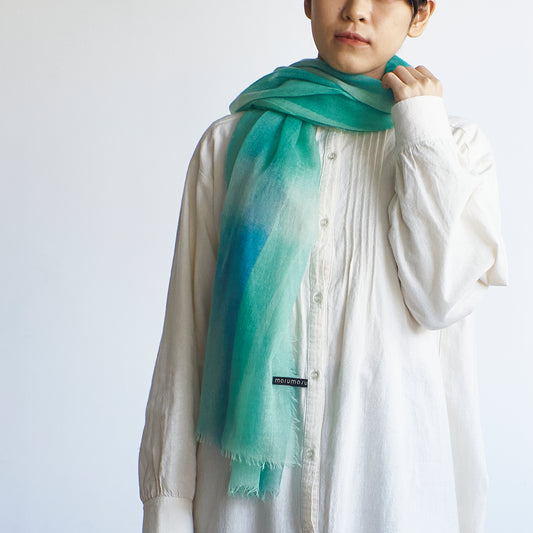 ふわりと軽くて柔らかい カシミヤストール PIPE ORGAN -2color