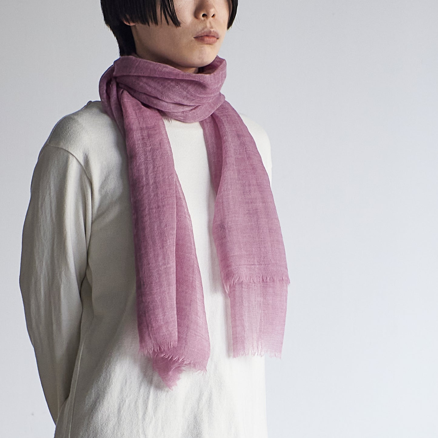 ふわりと軽くて柔らかい カシミヤストール -春夏におすすめの4color
