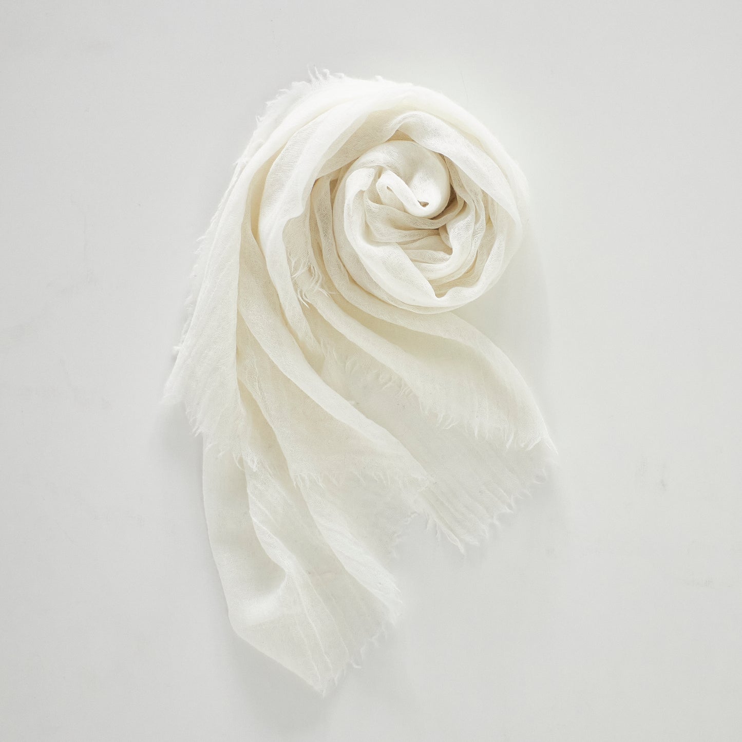 ふわりと軽いのに暖かい カシミヤストール -4color