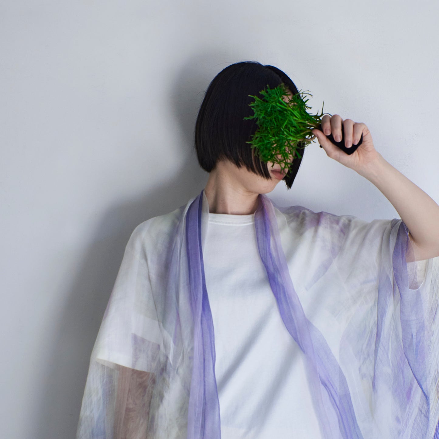 風を纏う夏のラミーストール - DYEING-2color