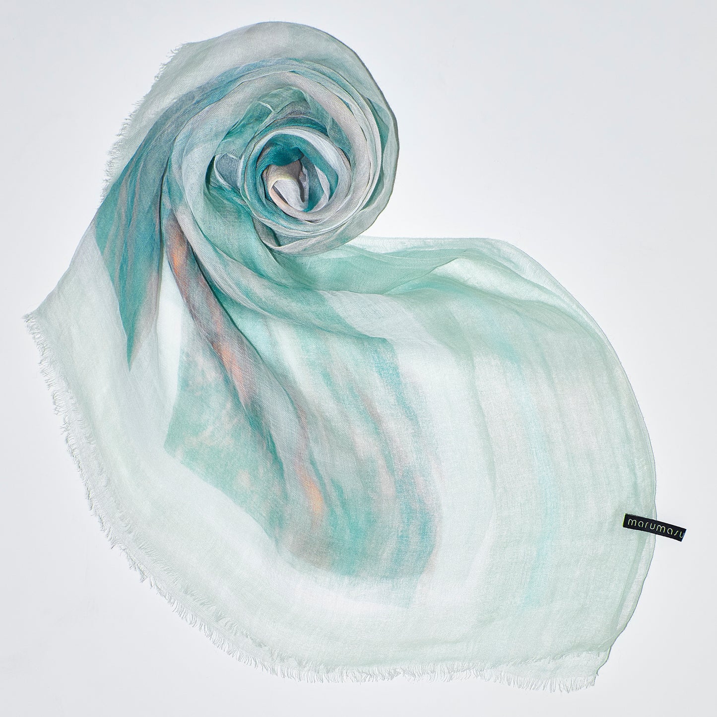 風を纏う夏のラミーストール - DYEING-2color