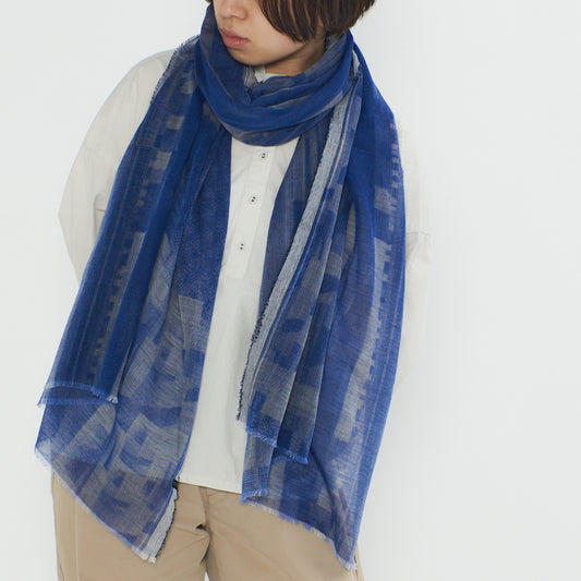 さらっと軽やかなコットンガーゼストール COTTON GAUZE JEWEL POINTILLISM - 8color