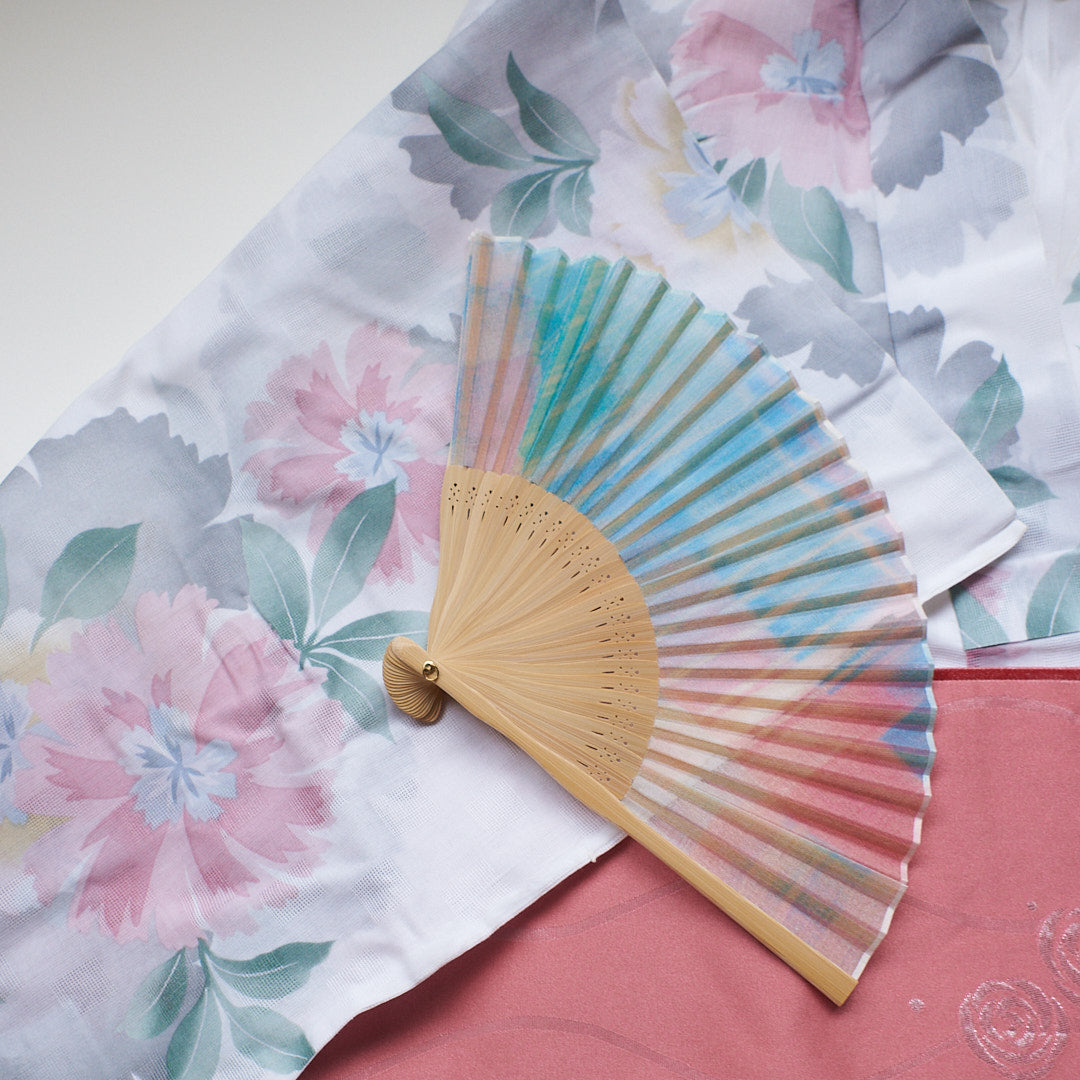 昔ながらの製法で仕立てた綿扇子 MIRAGE _ 2 colors