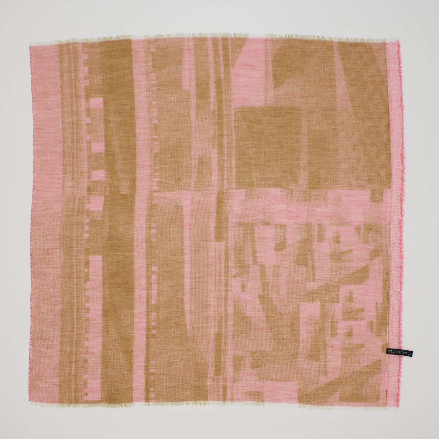 ふわっと心地よい洗えるスカーフ COTTON GAUZE JEWEL POINTILLISM SQUARE- 3color