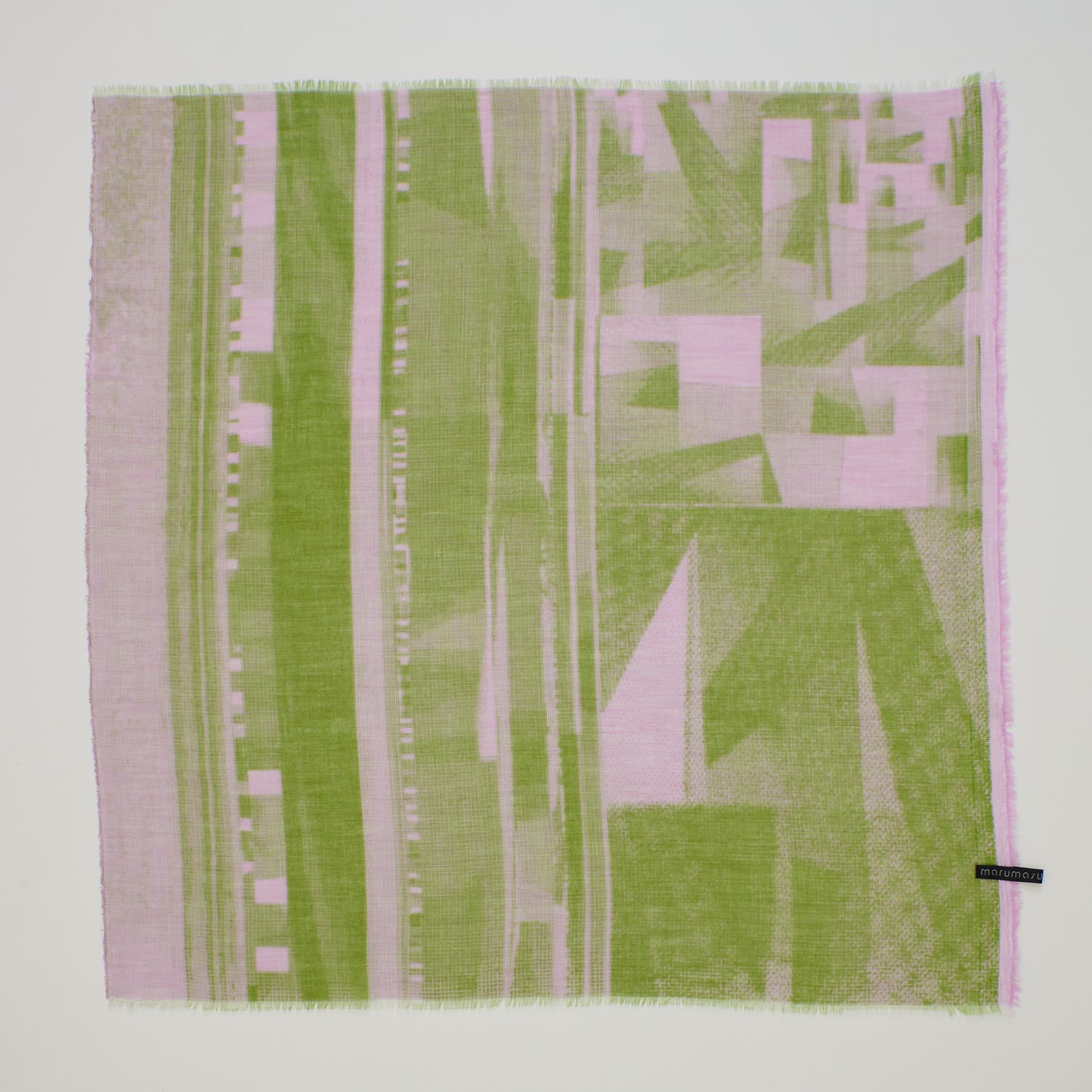 ふわっと心地よい洗えるスカーフ COTTON GAUZE JEWEL POINTILLISM SQUARE- 3color