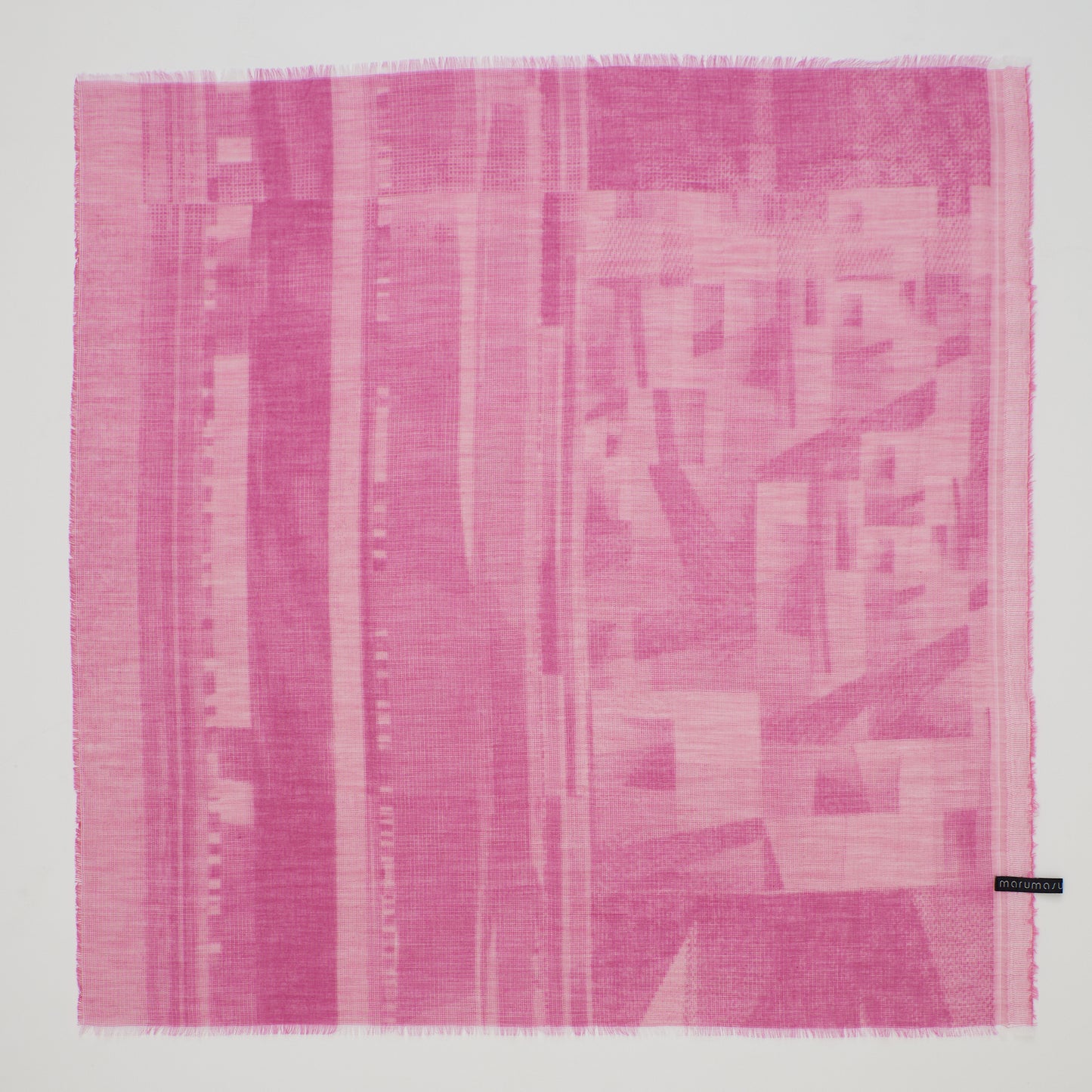 ふわっと心地よい洗えるスカーフ COTTON GAUZE JEWEL POINTILLISM SQUARE- 3color