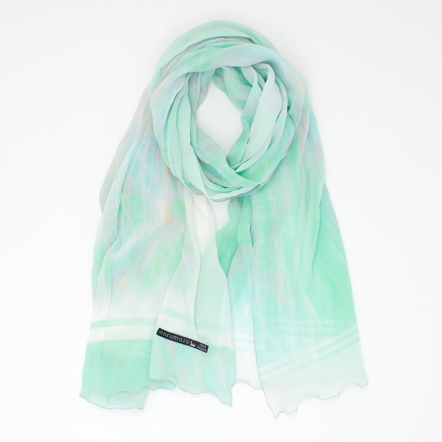 さらっと巻けるスカーフ MONET LINE _ wide size _ 3 colors