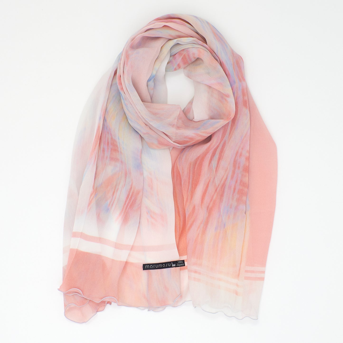 さらっと巻けるスカーフ MONET LINE _ wide size _ 3 colors