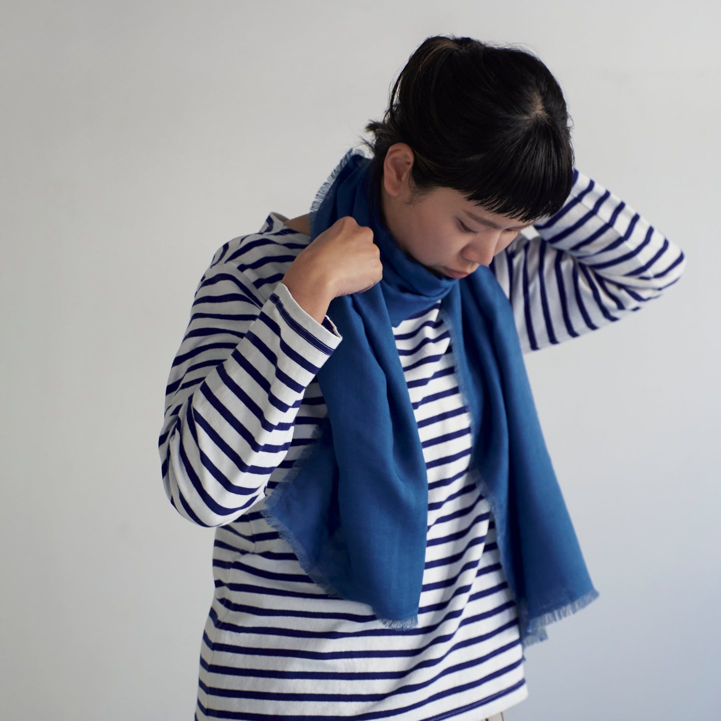 花の色を纏うリバーシブルストール SOLID _ 5 colors