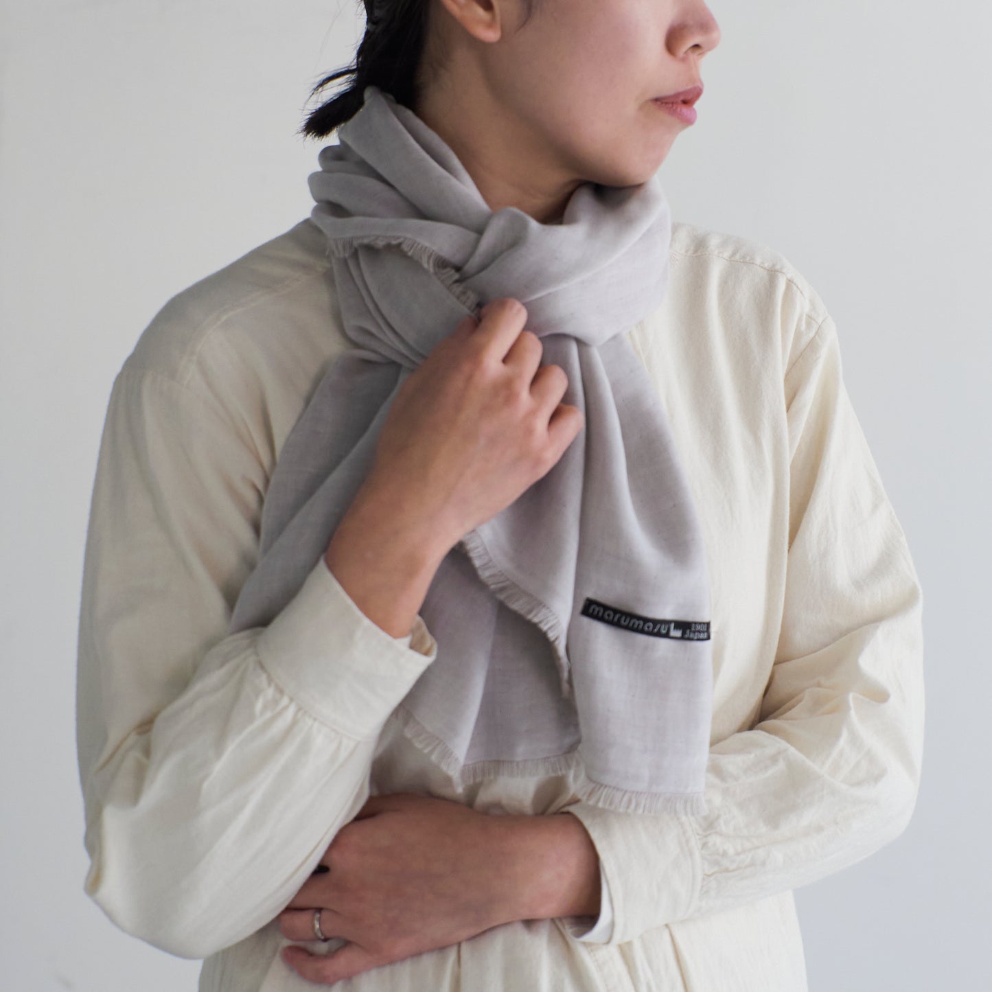 花の色を纏うリバーシブルストール SOLID _ 5 colors