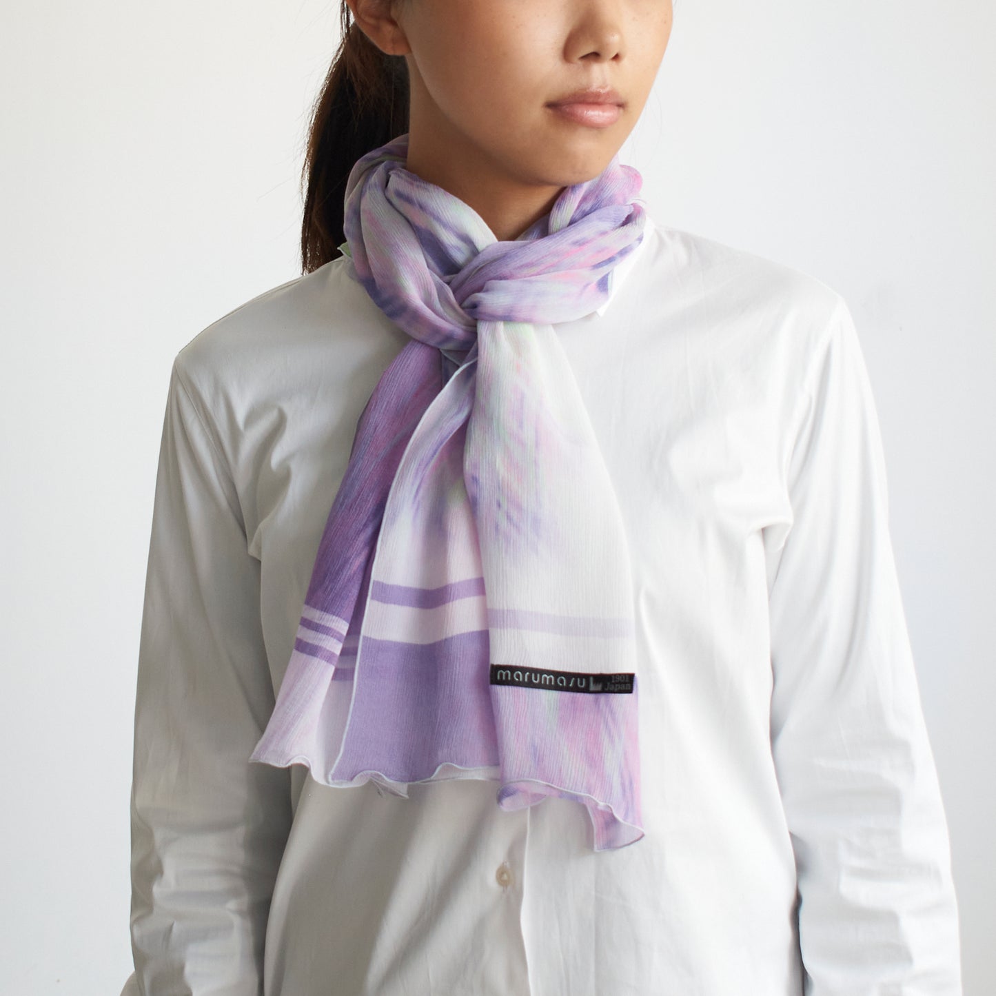 さらっと小ぶりなスカーフ MONET LINE _ 3 colors
