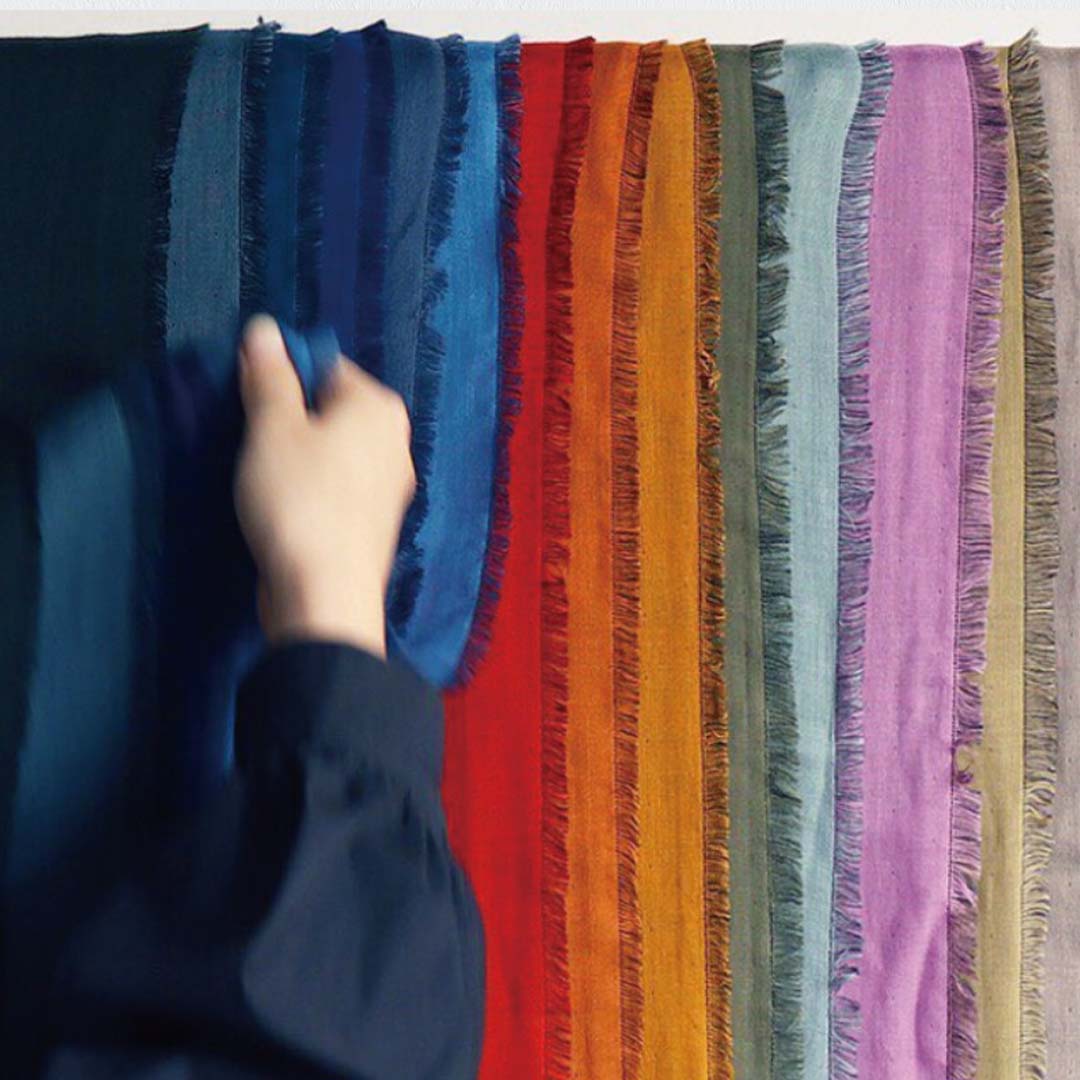 地球にやさしいテンセルリバーシブルストール SOLID _ 15 colors