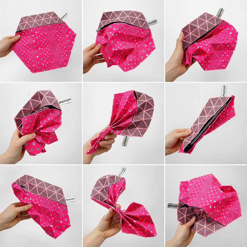 monomatopee カクカク不思議なポーチ _ TRAVEL CASE