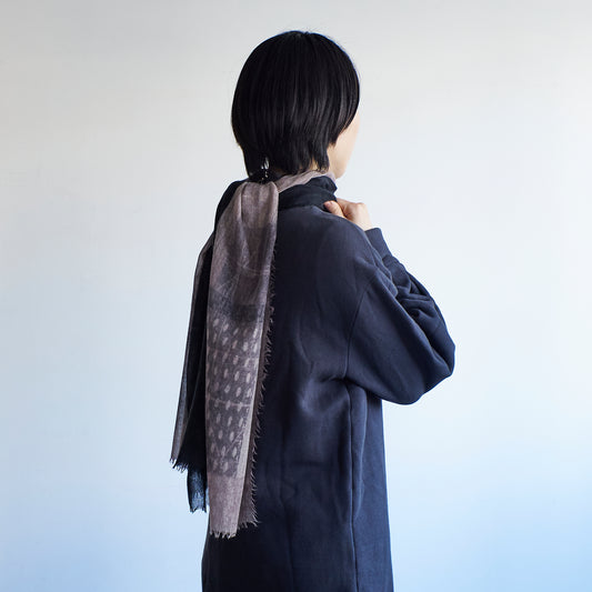 ふわりと軽くて柔らかい カシミヤストール KATA -2color
