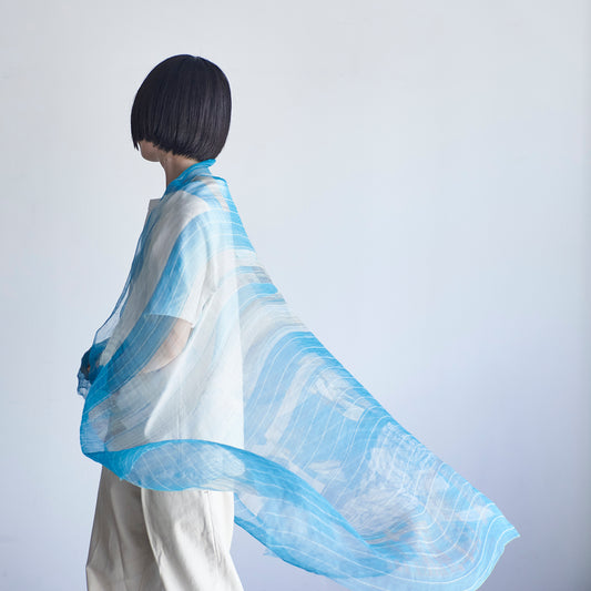 風を纏う夏のラミーストール - ATLAS-3-2color